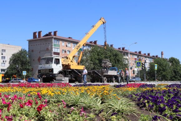 В Тихорецке по нацпроекту «Жильё и городская среда» благоустраивают парк &quot;Звездный&quot;